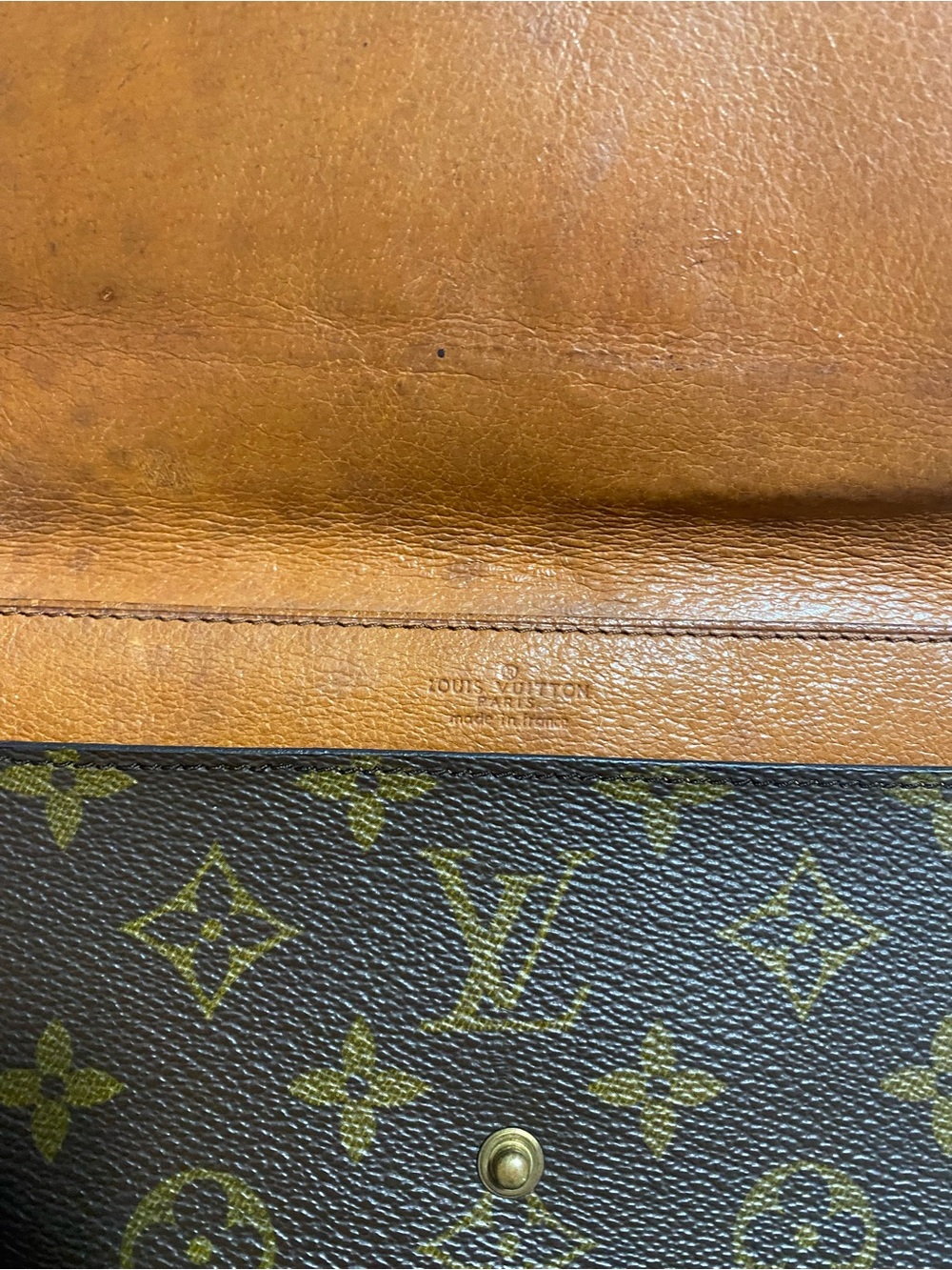 Authentic vintage Louis Vuitton crossbody bag purse clutch - Picture 3 of 6